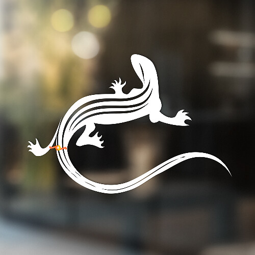 Striped Lizard Universal Vinyl Decal Sticker_1