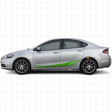 Datr Lower Strobe Side Stripes Vinyl Decal Kit for Dodge Dart 2013-2016_3