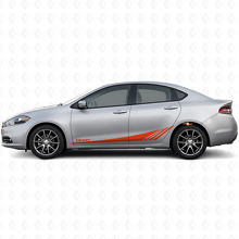 Datr Lower Strobe Side Stripes Vinyl Decal Kit for Dodge Dart 2013-2016_4