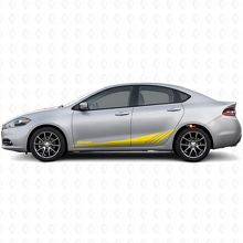 Datr Lower Strobe Side Stripes Vinyl Decal Kit for Dodge Dart 2013-2016_5