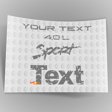 Fender Logos Distressed Sticker Decal for Jeep Wrangler 4.0 TJ 2