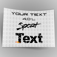 Fender Logos Distressed Sticker Decal for Jeep Wrangler 4.0 TJ 3