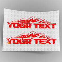 Distressed Mountain Hood Side Stickers Decals for Jeep Wrangler 3