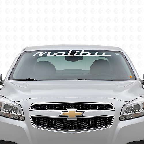 Malibu Windshield Banner Vinyl Decal for Chevrolet Malibu 