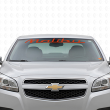 Malibu Windshield Banner Vinyl Decal for Chevrolet Malibu _4