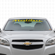 Malibu Windshield Banner Vinyl Decal for Chevrolet Malibu _6