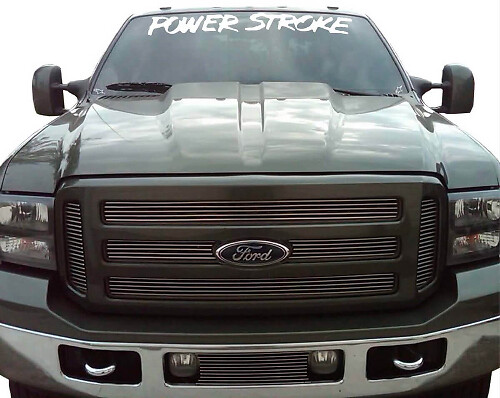Power Stroke Windshield Vinyl Decal Sticker for Musclecar Expedition 1950-2017