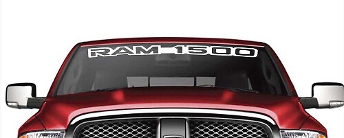 Branded Windshield Banner Vinyl Decal for Dodge Ram 1500
