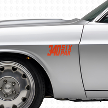 340 Six Pak Side Vinyl Decal Kit for Dodge Viper Charger Ram Challenger_4