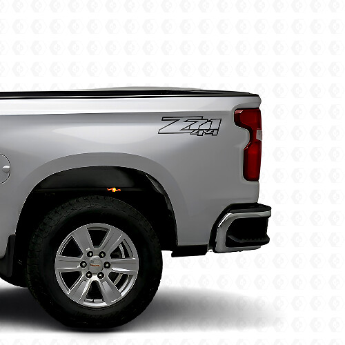 Z71 4x4 Truck Bed Vinyl Decal Set for Chevrolet Silverado GMC Sierra