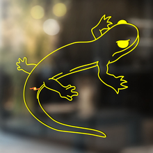 Gecko Lizard Vinyl Art Wall  Window Bathroom Sticker Decal #13_3