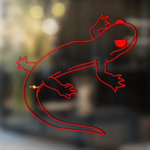 Gecko Lizard Vinyl Art Wall  Window Bathroom Sticker Decal #13_4