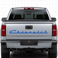 Chevrolet Lettering Retro Style Tailgate Vinyl Decal for Chevy Trucks_2