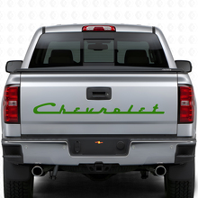 Chevrolet Lettering Retro Style Tailgate Vinyl Decal for Chevy Trucks_3