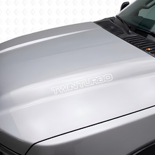 Twin Turbo Vinyl Hood Decal Stickers for Chevy Truck_5