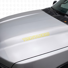 Twin Turbo Vinyl Hood Decal Stickers for Chevy Truck_6