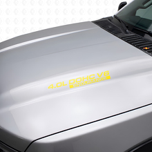 4.0L DOHC V6 Endurance Hood Vinyl Decals Set for Nissan Xterra Titan_6