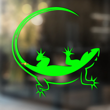 Gecko Lizard Art Wal Hood Side Universal Side Window Vinyl Decal Sticker_2