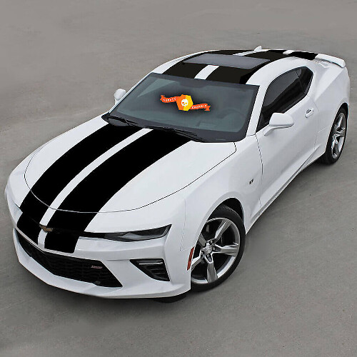 Over The Top Racing Double Vinyl Stripes Vinyl Decal Sticker for Chevrolet Camaro 2