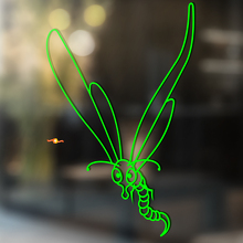Gnat mosquito Vinyl Art Wall  Window Bathroom Sticker Decal #1_2