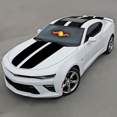 Over The Top Racing Double Vinyl Stripes Vinyl Decal Sticker for Chevrolet Camaro 3