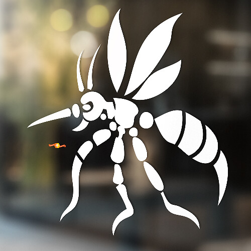 Gnat mosquito Vinyl Art Wall  Window Bathroom Sticker Decal #3