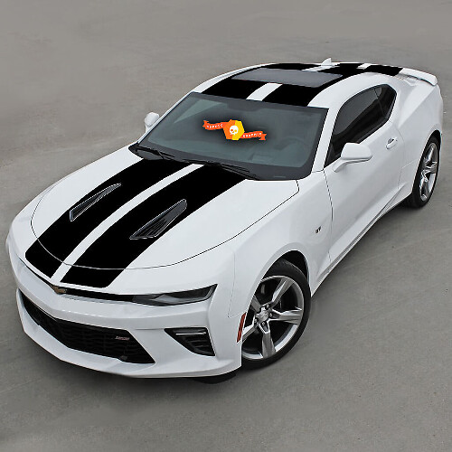 Top Racing Double Vinyl Stripes Vinyl Decal Sticker for Chevrolet Camaro