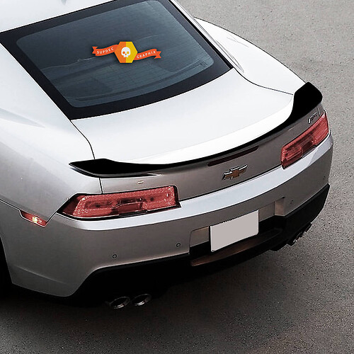 Accent Stripe Rear Spoiler Vinyl Decal Sticker for Chevrolet Camaro SS 2016-2018