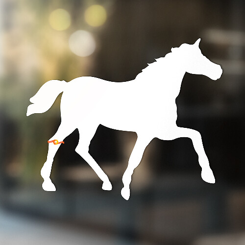 Running Horse Universal Vinyl Decal Sticker