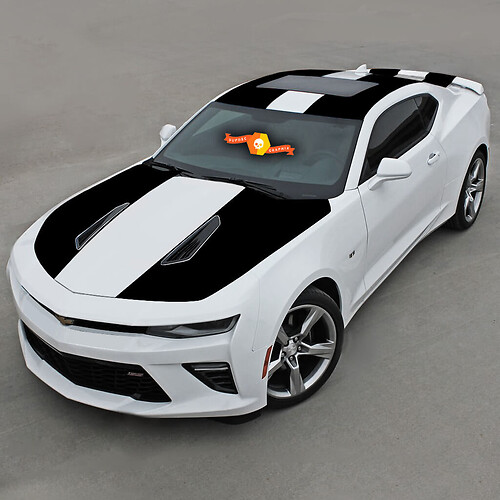 Chevrolet Camaro 2016-2018 -ss- Over The Top Vinyl Stripes