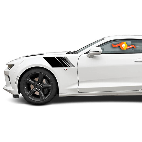 Strobe Stripes Front Fender Vinyl Decal Sticker for Chevrolet Camaro 2010-2020