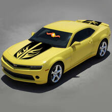 Chevrolet Camaro 2010-2015 Racing Wings Top And Side Stripes 2