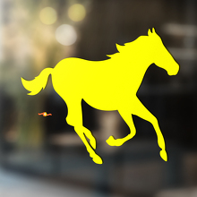 Horse Vinyl Art Wall  Window Bathroom Sticker Decal #7_3