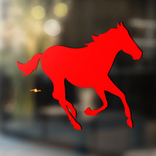Horse Vinyl Art Wall  Window Bathroom Sticker Decal #7_4