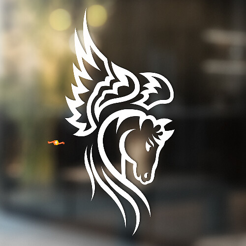 Horse Vinyl Art Wall  Window Bathroom Sticker Decal #9_1