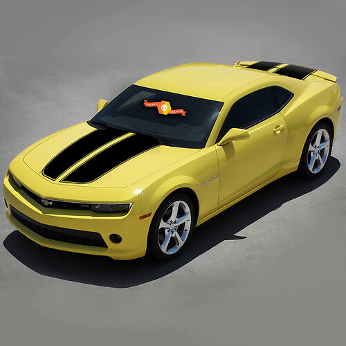 Chevrolet Camaro 2010-2015 Convertible Rally Racing Vinyl Stripes