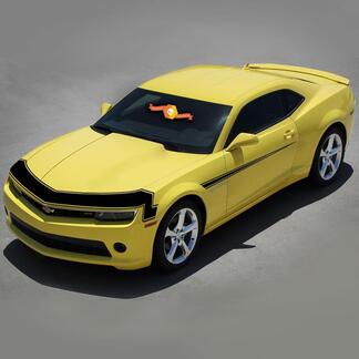 CHEVROLET CAMARO 2010- 2013 FRONT FASCIA RETRO STYLE Vinyl STRIPES