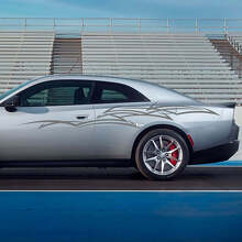 Side Tribal Decal Stripes Vinyl Sticker for Dodge Charger Electric 2