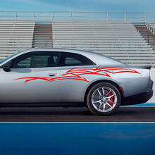 Side Tribal Decal Stripes Vinyl Sticker for Dodge Charger Electric 3