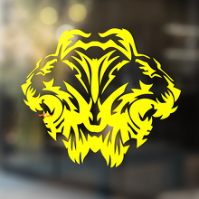 Lion Vinyl Art Wall  Window Bathroom Sticker Decal removable #4_3