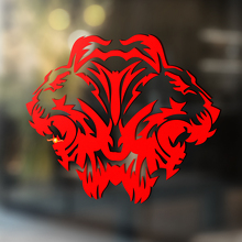 Lion Vinyl Art Wall  Window Bathroom Sticker Decal removable #4_4