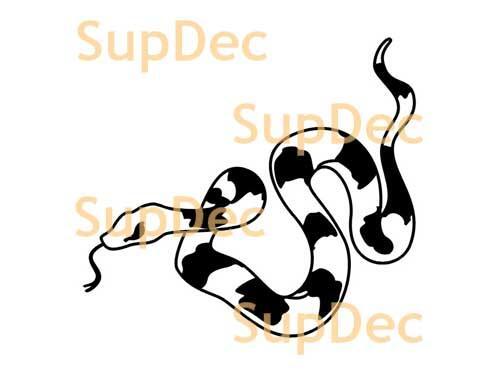 Snake Vinyl Art Wall  Window Bathroom Sticker Decal removable#11