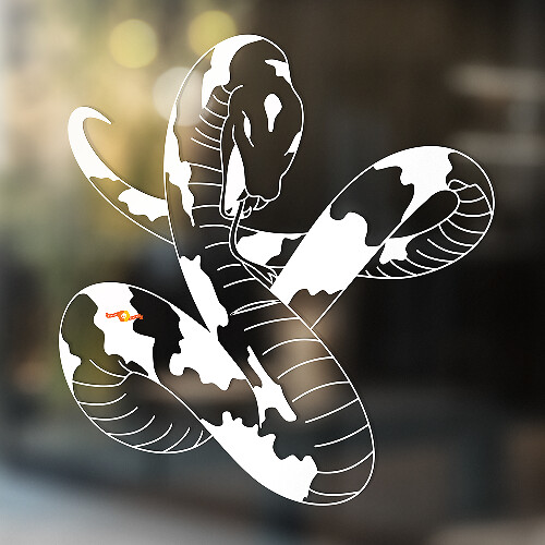 Snake Vinyl Art Wall  Window Bathroom Sticker Decal removable#12