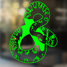 Snake Vinyl Art Wall  Window Bathroom Sticker Decal removable#13_2