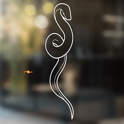 Snake Vinyl Art Wall  Window Bathroom Sticker Decal removable#17