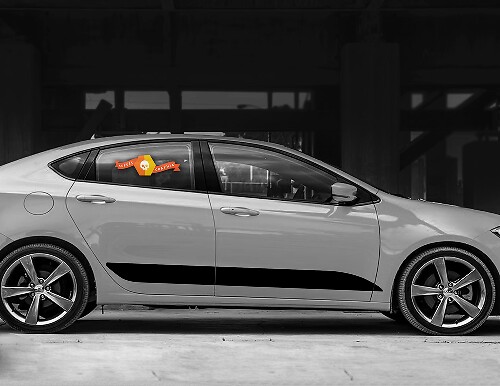 Accent Stripes Lower Door Vinyl Decal Sticker for Dodge Dart