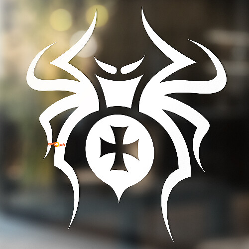Spider Vinyl Wall  Window Bathroom Sticker Decal removable #1