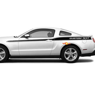 Ford Mustang Side Body quater panel accent decals stickers
