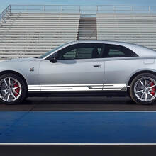 Side rocker panel decal stripes 2 for Dodge Charger Electric  2