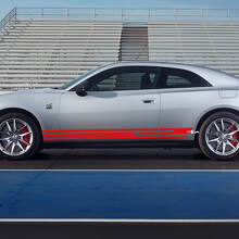 Side rocker panel decal stripes 2 for Dodge Charger Electric  3